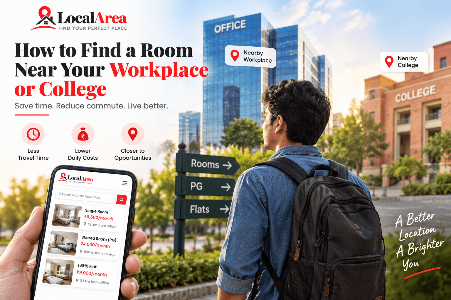 How to Find a Room Near Your Workplace or College