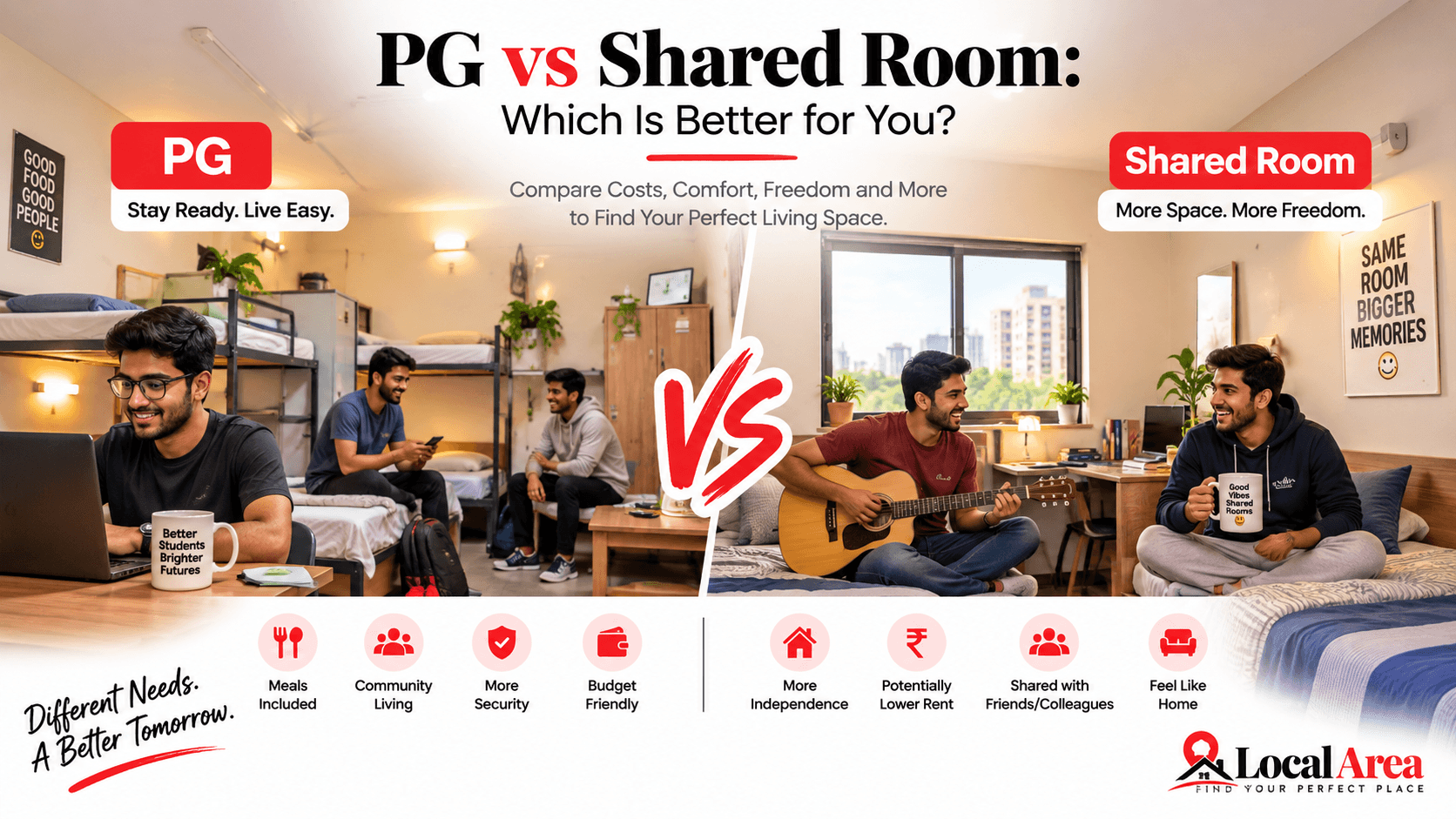PG vs Shared Room: Which Is Better for You?