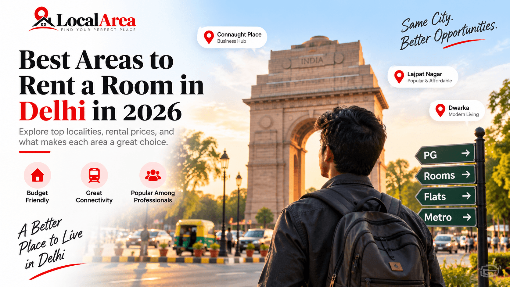 Best Areas to Rent a Room in Delhi in 2026